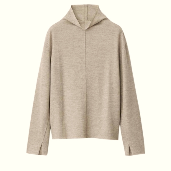 Rag & Bone Yan Wool Relaxed Fit Top in Oatmeal Size Medium NWOT - Picture 14 of 16